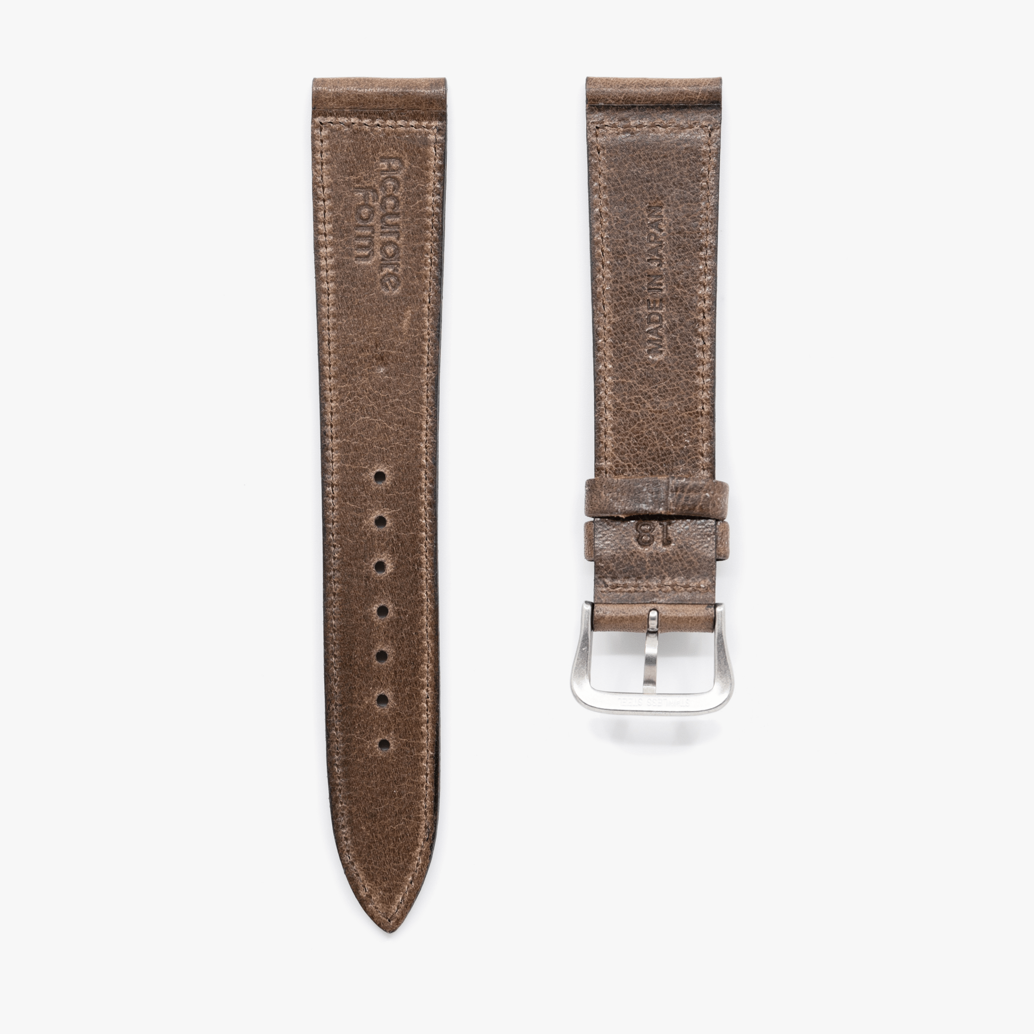 Accurate Form Japanese Cowhide Watch Strap - Time Curated