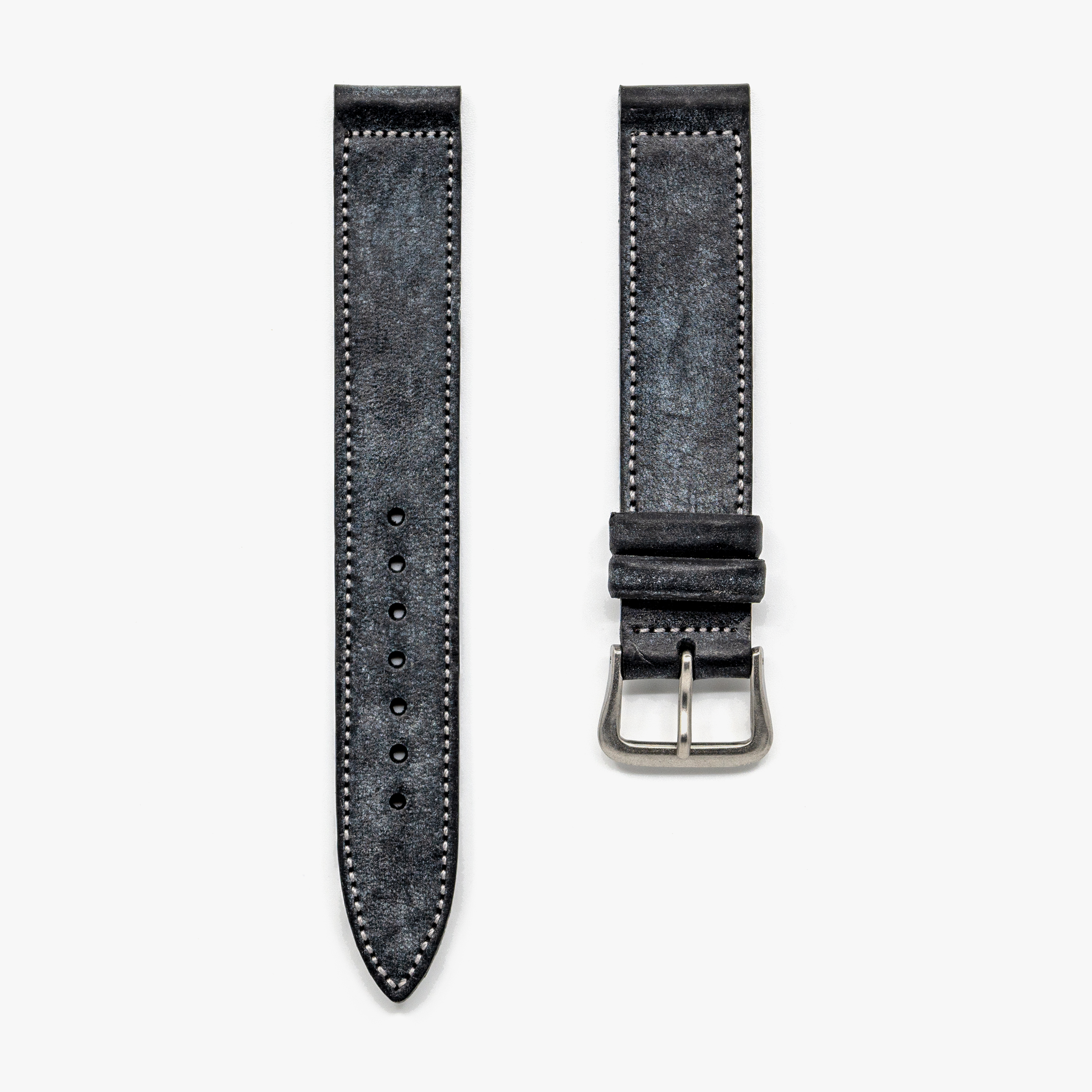 Italian Waxed Cowhide Watch Strap