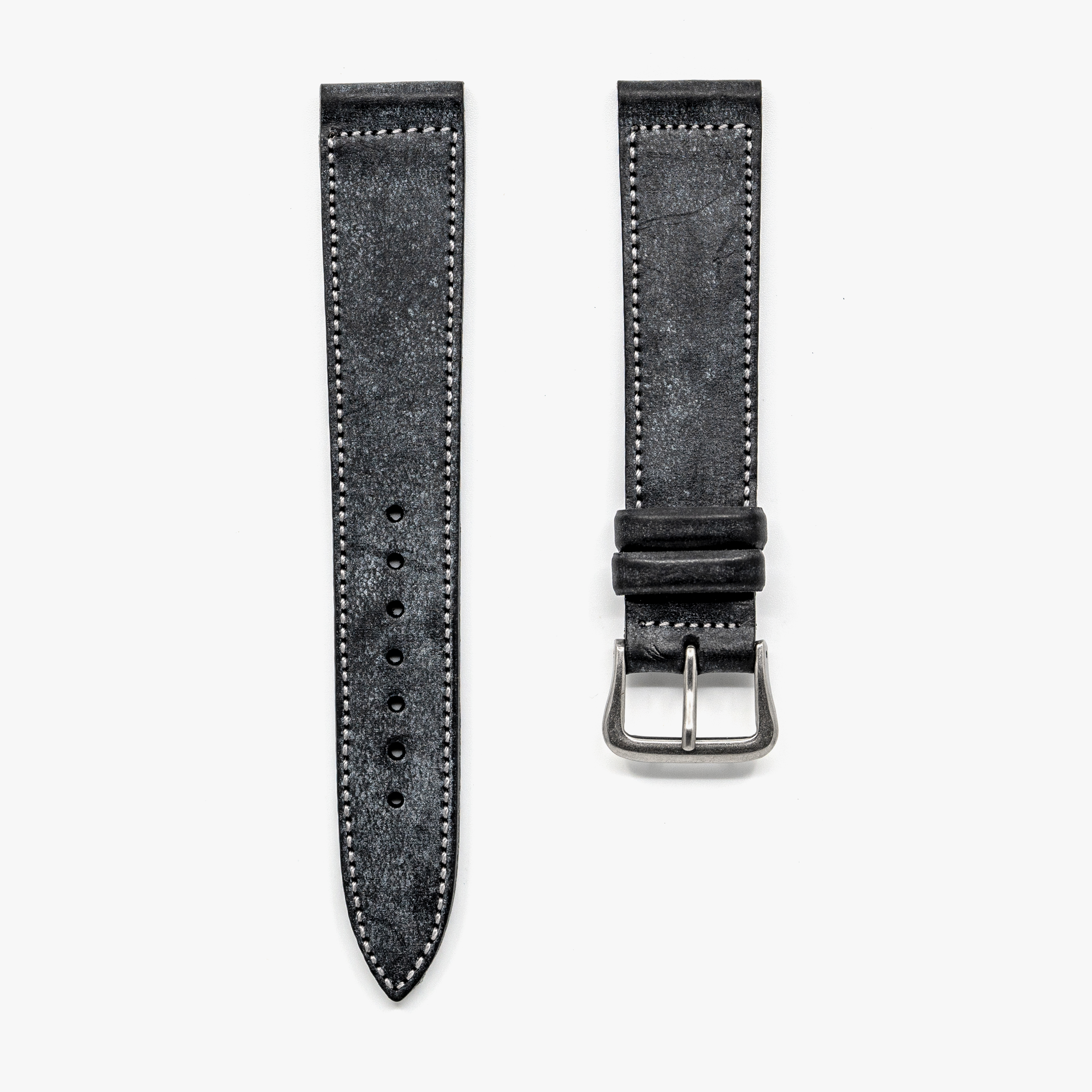 Italian Waxed Cowhide Watch Strap