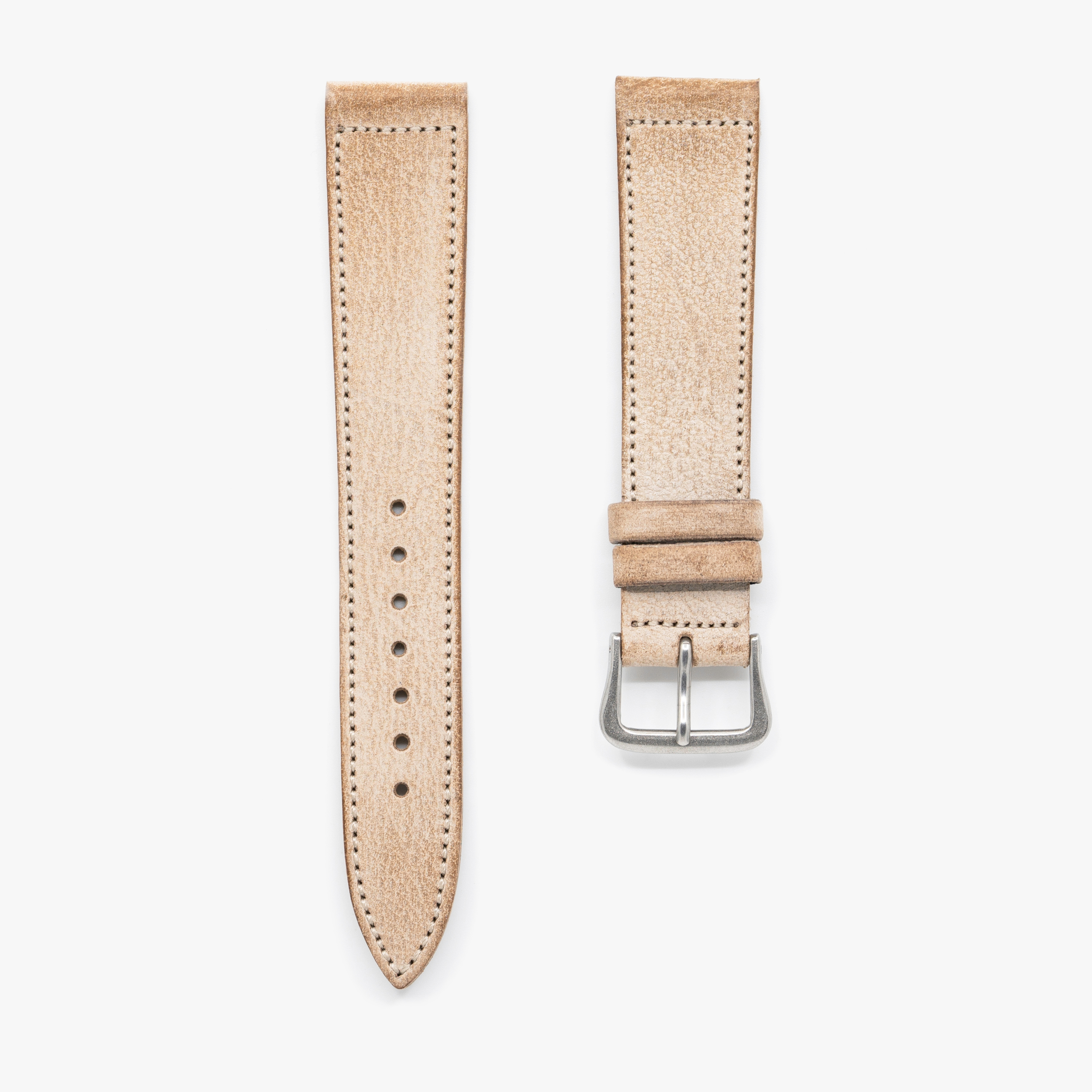 Italian Waxed Cowhide Watch Strap
