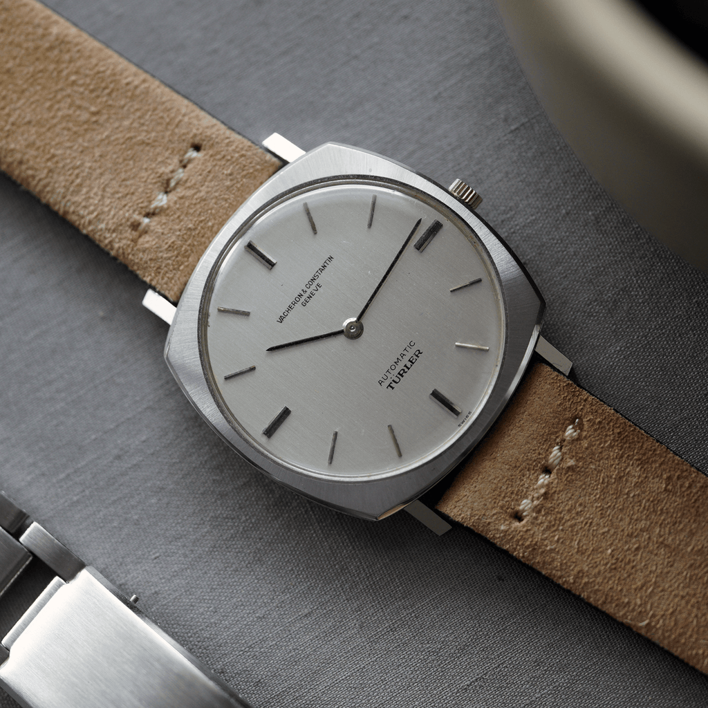 Kudu Suede Center Stitched Watch Strap