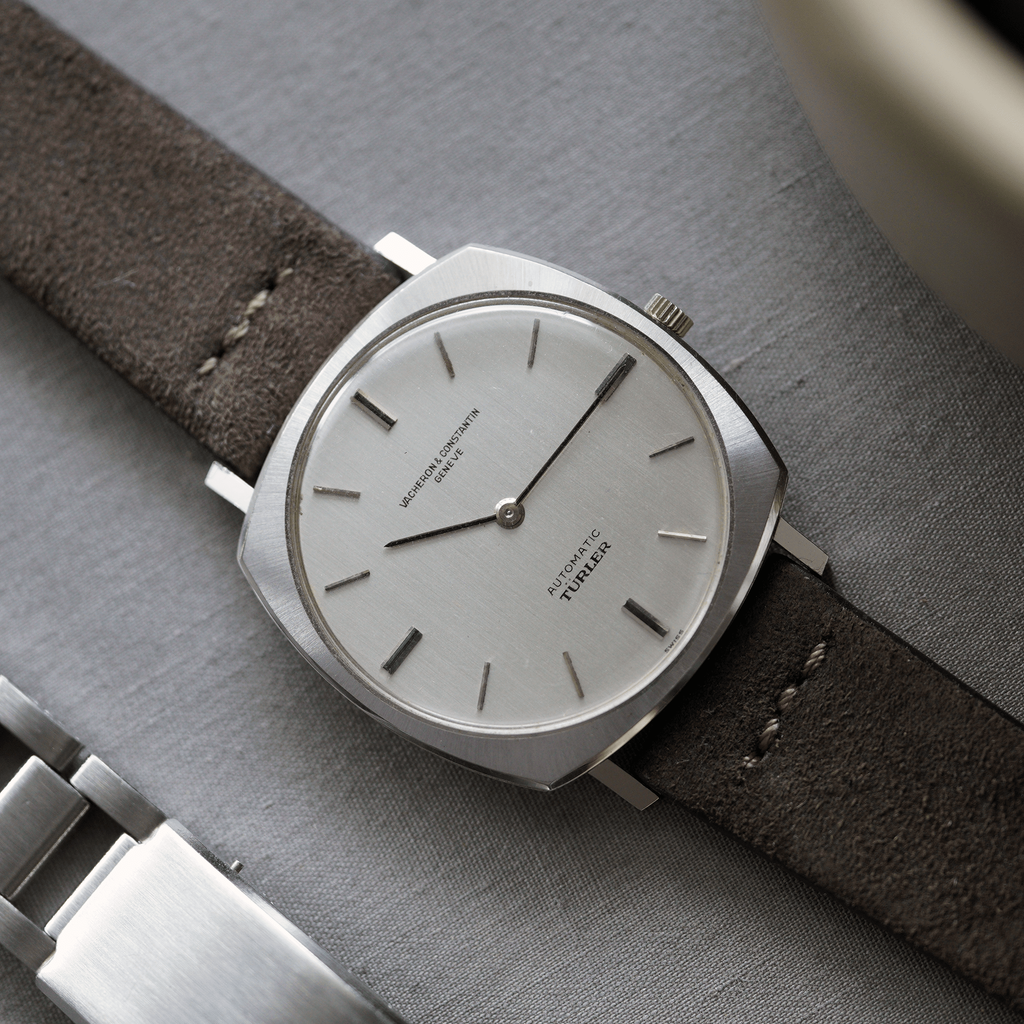 Kudu Suede Center Stitched Watch Strap