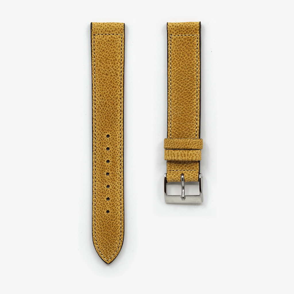 Accurate Form Camel Leather Watch Strap - Time Curated