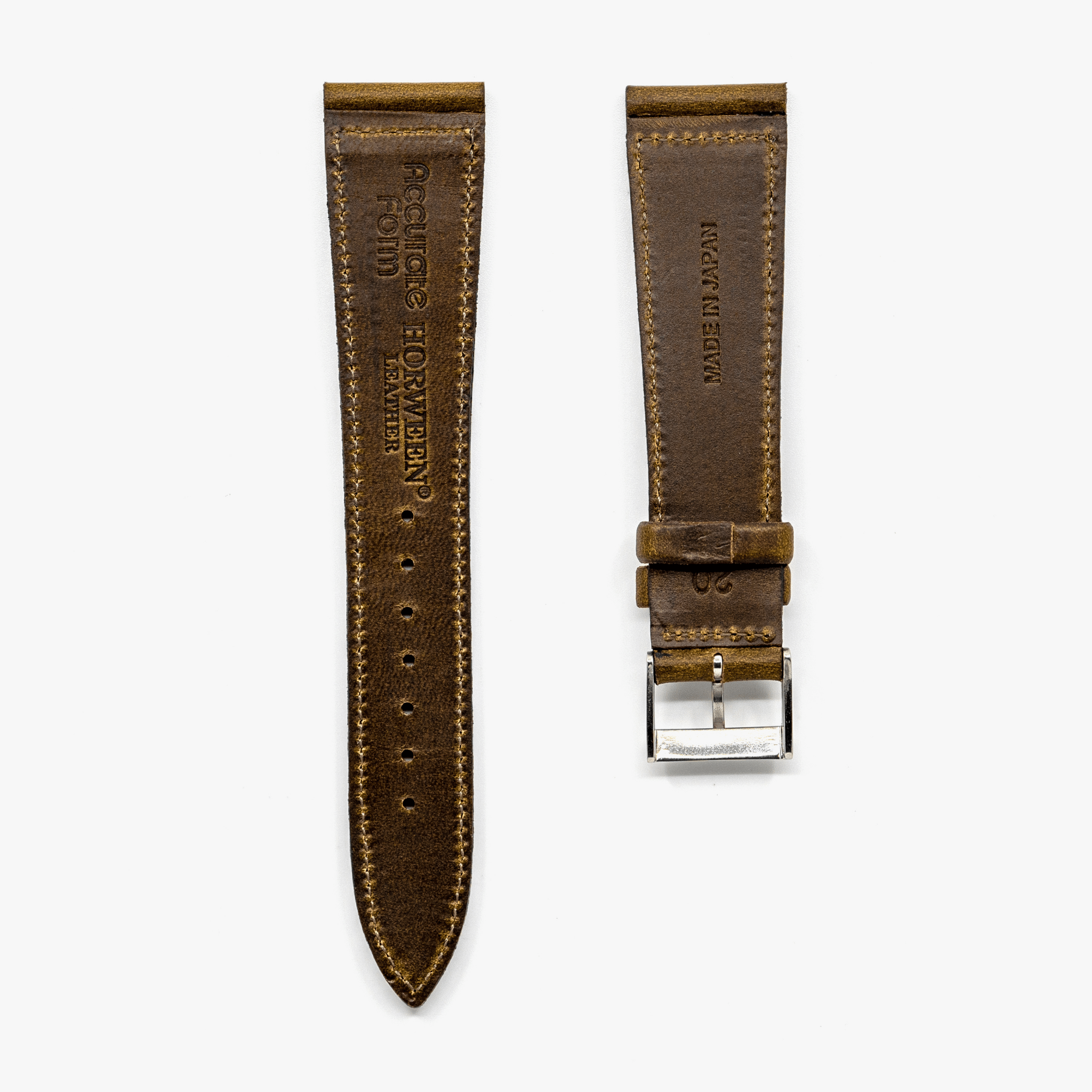 Accurate Form Horween Chromexcel Watch Strap - Time Curated