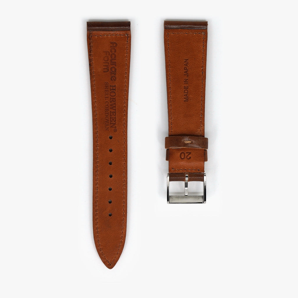 Accurate Form Horween Shell Cordovan Watch Strap - Time Curated