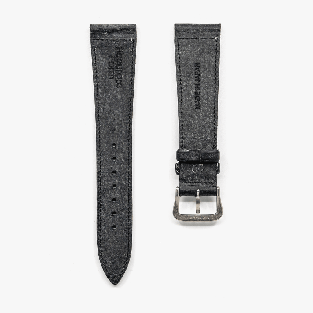 Accurate Form Italian Waxed Cowhide Watch Strap - Time Curated