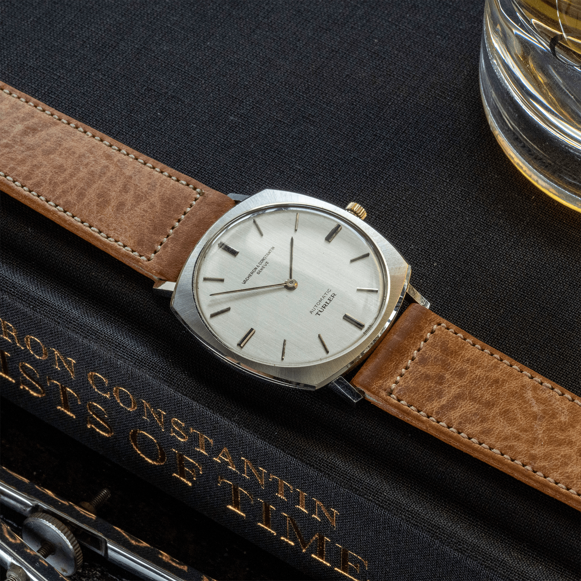 Accurate Form Italian Waxed Cowhide Watch Strap - Time Curated