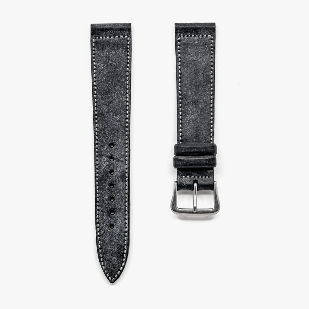 Accurate Form Italian Waxed Cowhide Watch Strap - Time Curated