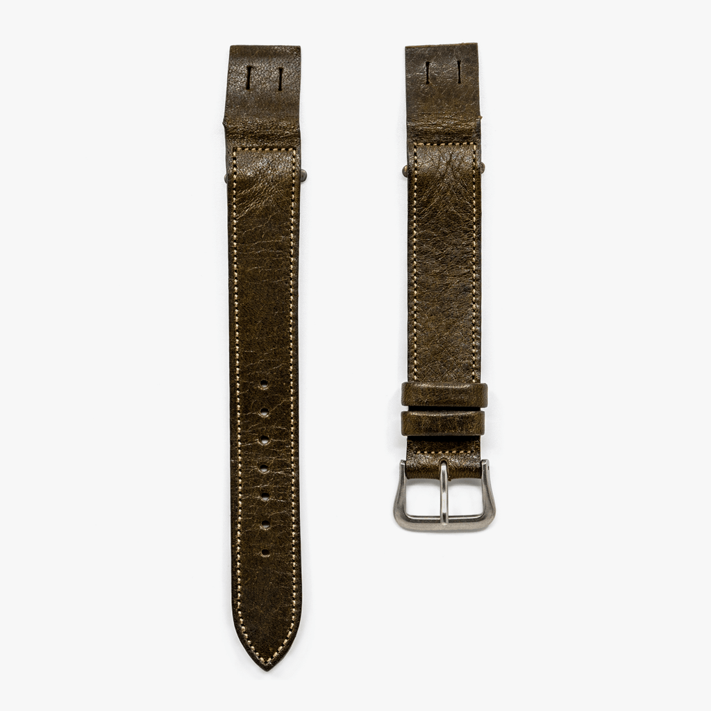 Accurate Form Japanese Cowhide Open Ended Watch Strap - Time Curated