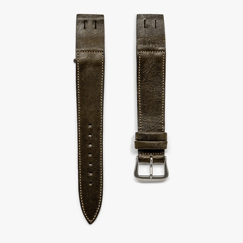 Accurate Form Japanese Cowhide Open Ended Watch Strap - Time Curated