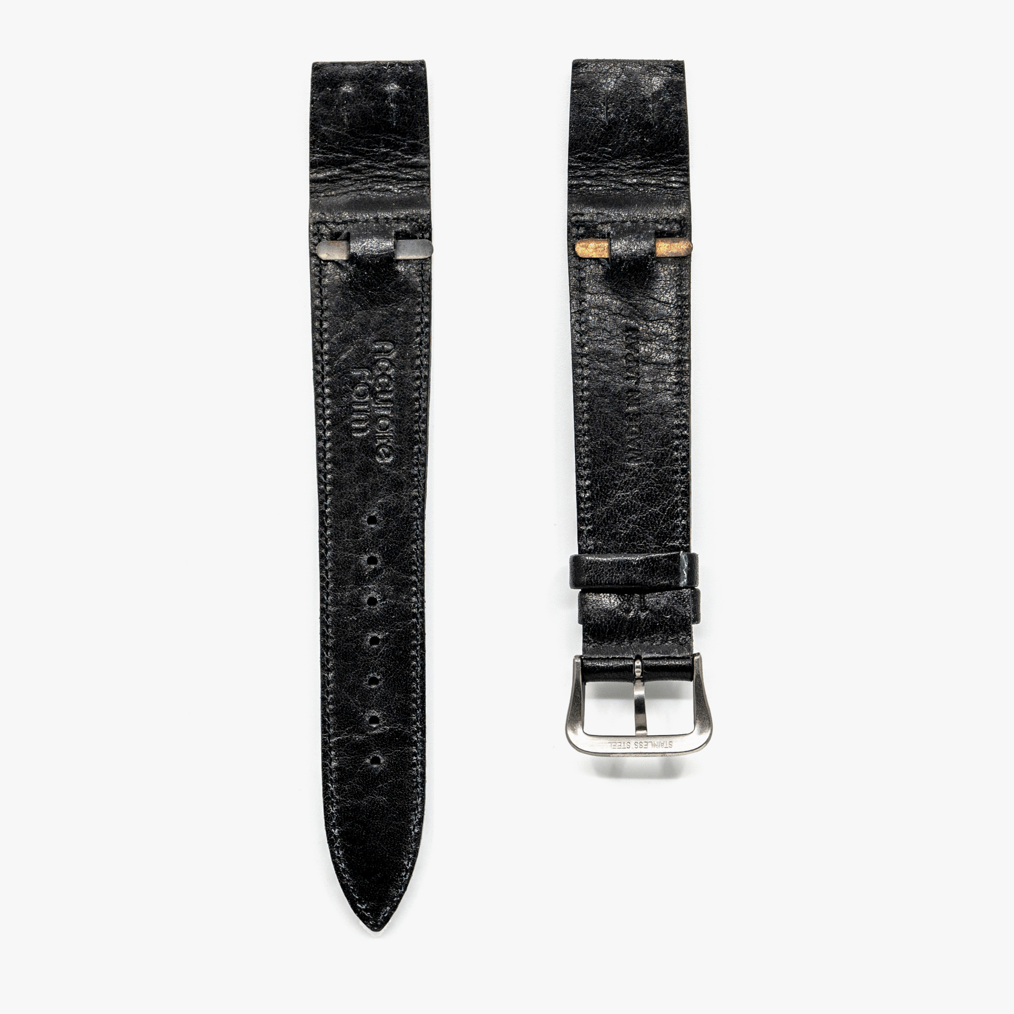 Accurate Form Japanese Cowhide Open Ended Watch Strap - Time Curated
