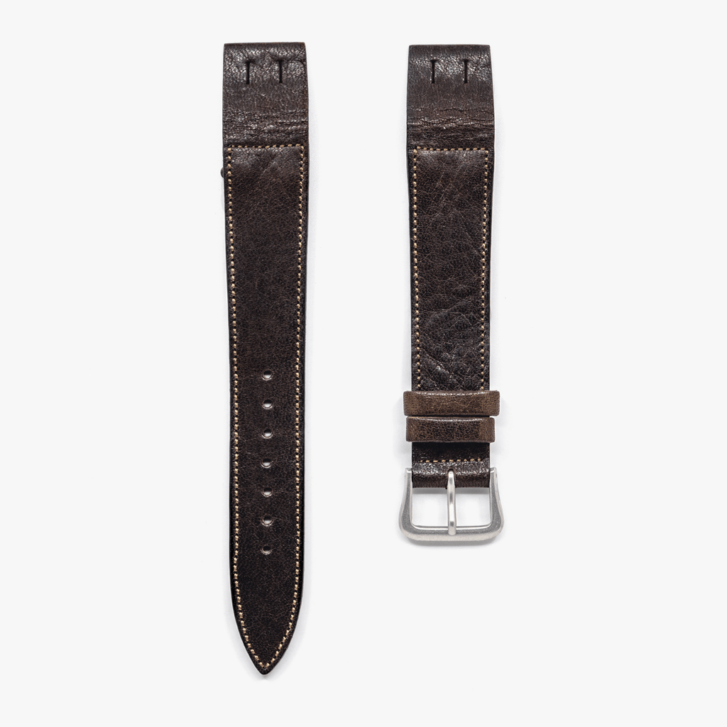 Accurate Form Japanese Cowhide Open Ended Watch Strap - Time Curated
